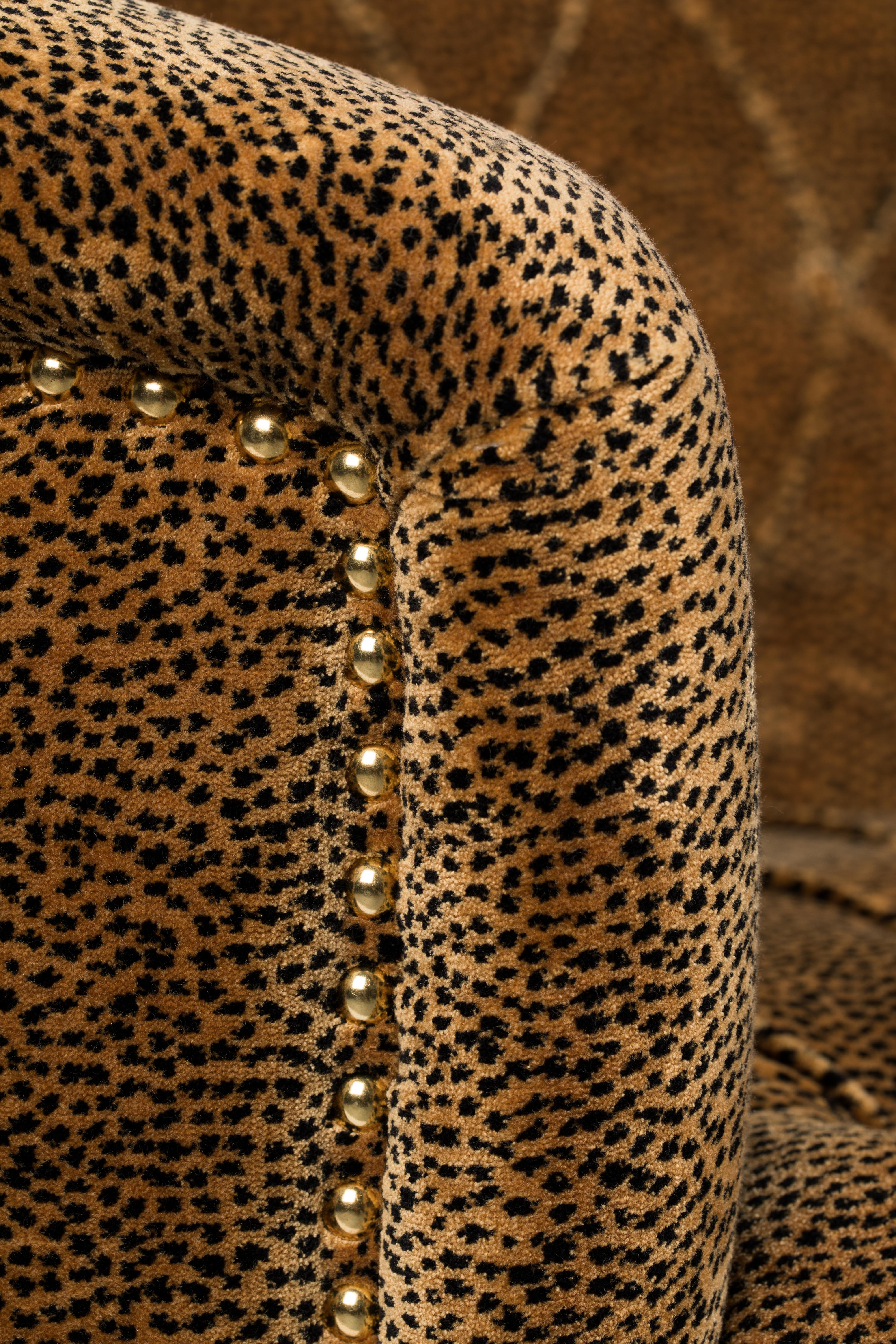 Bold Monkey Too Pretty To Sit On Panther Sofa